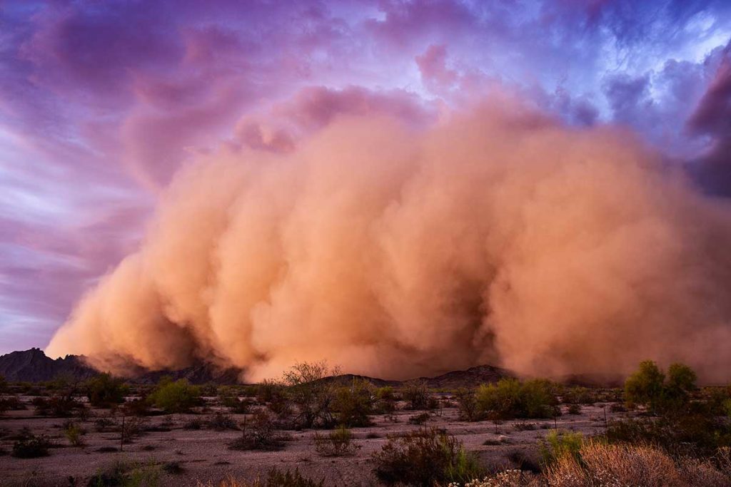 monsoon dust storm haboob