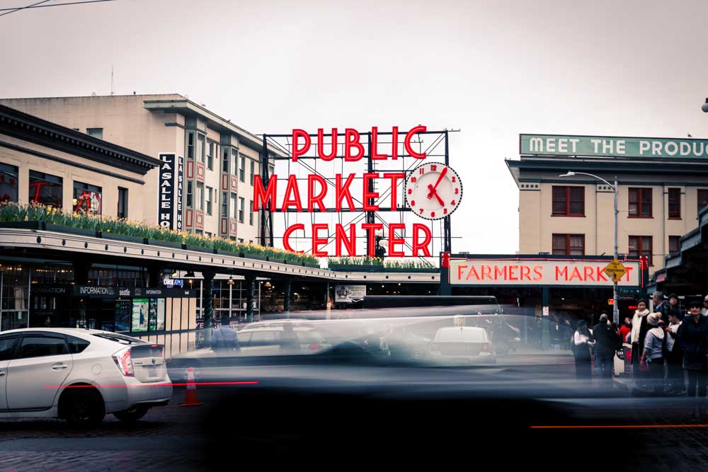 Pike's Place Public Market in Seattle, Washington